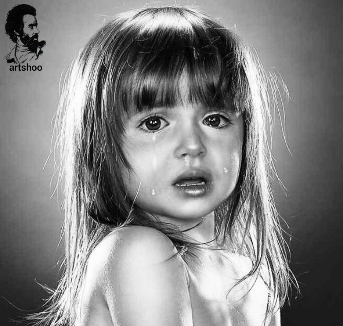 مدل کودک سیاه قلم